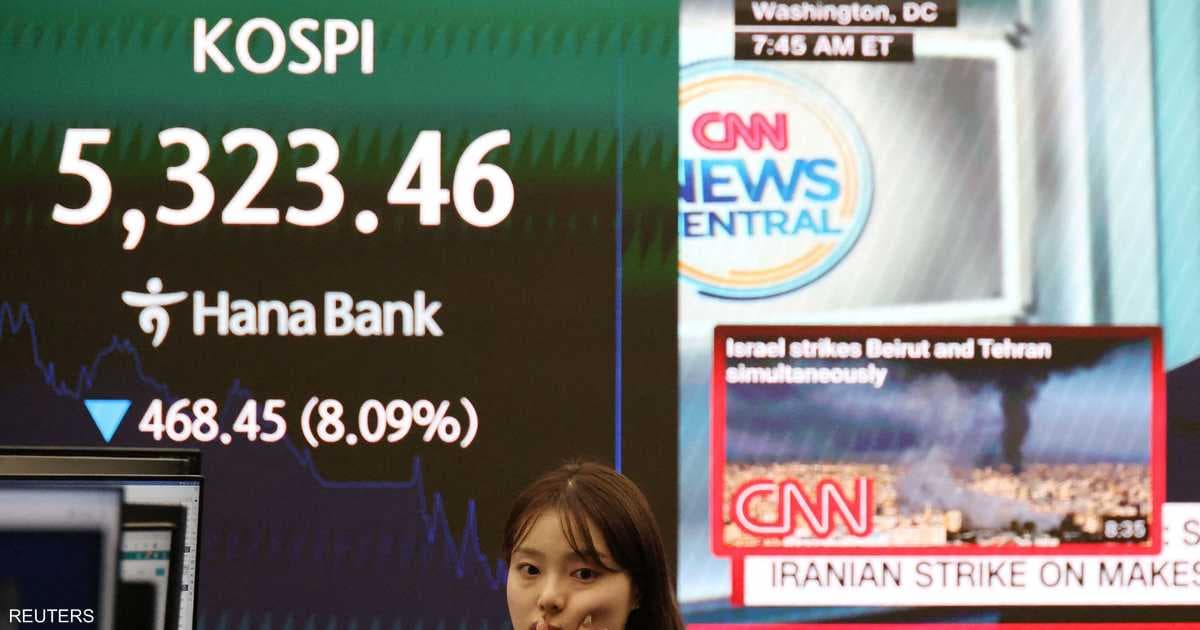 South Korea leads decline in Asian stocks amid market downturn