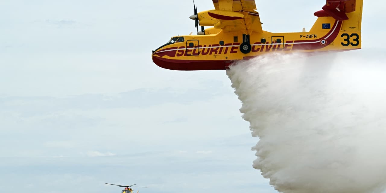 France deploys 12 aging planes for wildfires