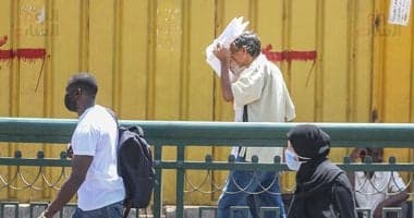 Tomorrow's weather will be very hot with high humidity, felt at 39°C in Cairo