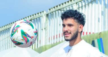 حسام أشرف يسجل الهدف الثاني للزمالك برأسية