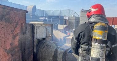 Warehouse fire in Giza controlled