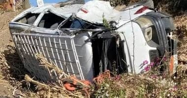 حوادث الطريق الصحراوي في العياط تٌسفر عن إصابة Six