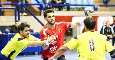 رجال يد الأهلي يفوزون على ميدفييدي في بطولة روسيا