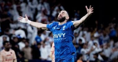 بنزيما يختتم مسيرته مع الهلال