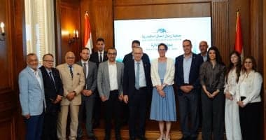 جمعية رجال أعمال إسكندرية تتباحث مع سفيرة المجر