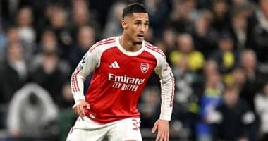 Arsenal confirms Saliba's injury