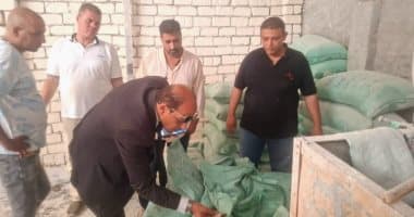 تضبط 2.5 طن دقيق مدعم في بنها