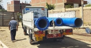 شركة مياه الغربية تنفذ مشروعات مياه ضمن حياة كريمة