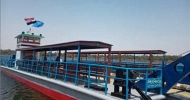 معدية العاشر من رمضان تخدم غرب أسوان