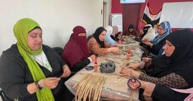 Women learn to recycle Nile lotus in Kafr El Sheikh