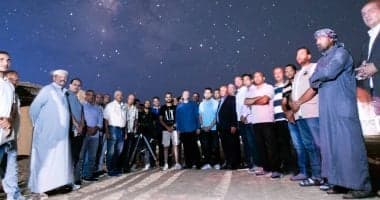 Manal Awad: Perseids Illuminate Wadi Al-Hitan