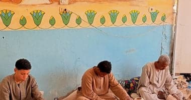 Aswan children showcase pharaonic artifact crafts