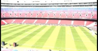 أون سبورت تعرض لقطات من كامب نو قبل مباراة الأهلي وبرشلونة
