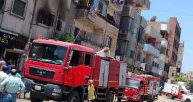 إخماد حريق في عيادة بقنا بدون إصابات