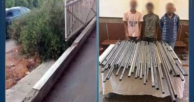 الداخلية تعتقل عصابة سرقت حديدا من كوبري بالإسكندرية
