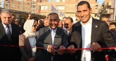 Qalyubia Governor and Sports Minister open Abu El Gheit stadium