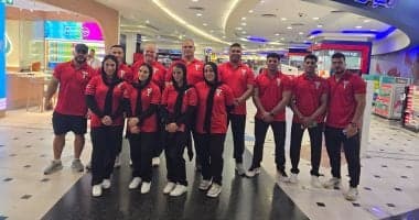 Weightlifting team leaves for Italy