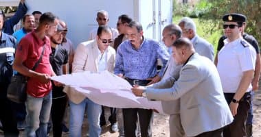 Sohag Gov. reviews natural gas pressure project