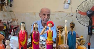Uncle Ghaly, Al Sharqiya's oldest puppet maker
