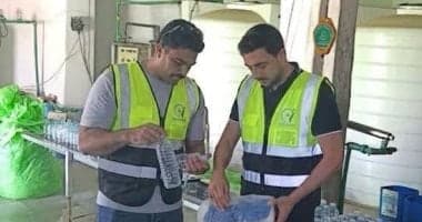 ضبط 10 أطنان مياه بمصنع غير مرخص بكفر الزيات
