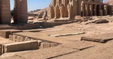 سفير كوريا والأثر يشهدان مشروع معبد الرمسيوم