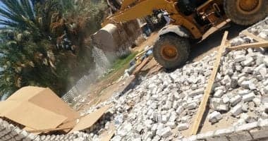 Aswan removes 202 land violations