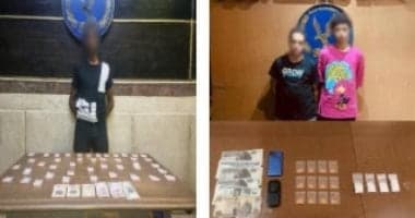 الداخلية تضبط 4 متعاطين يلقون الحجارة في الجيزة
