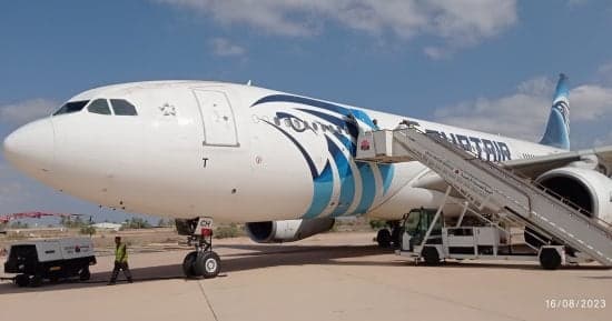 مصر للطيران تبدأ رحلاتها إلى برمنجهام