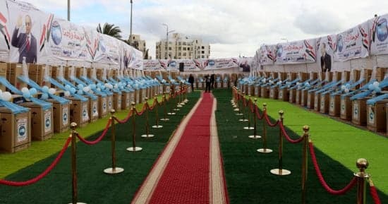 مستقبل وطن يمد المستشفى بالمستلزمات
