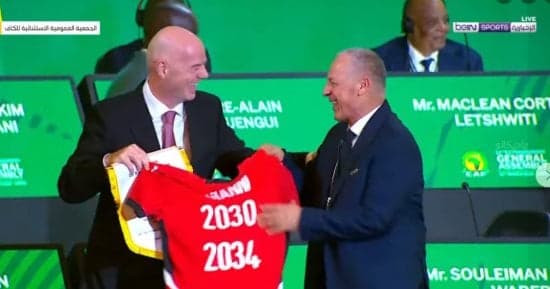 Infantino lauds Egypt's 2026 World Cup success