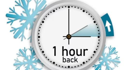 Winter time change date announced