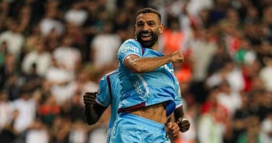 Mohamed Salah scores early for Trabzonspor