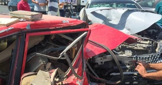 حوادث الفيوم تسفر عن إصابة 4 أشخاص