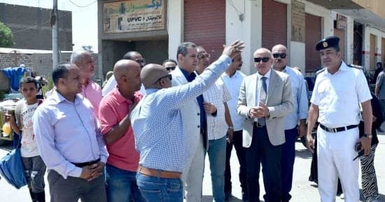 Luxor Governor reviews new vegetable market site