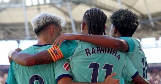 Barcelona tops five major leagues' attack strength