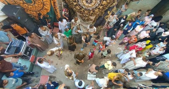 احتفالات زواج في إسنا في ليلة الحنة