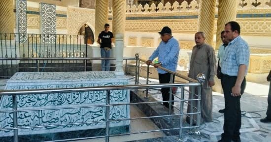 تطوير ضريح الشعراوى بدقادوس يوفر تجديدا للموقع