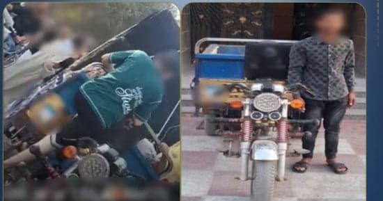Interior Ministry detains plate-tampering tricycle driver in Fayoum