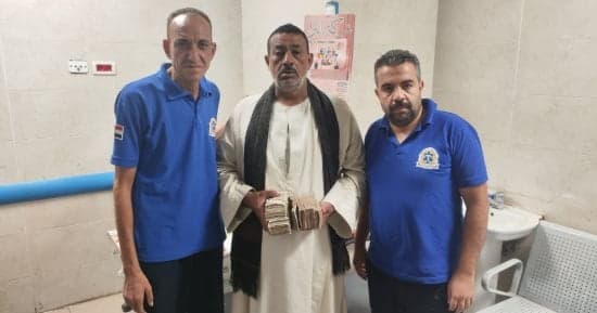 إعادة 180 ألف جنيه لأهالي مصاب بأسيوط