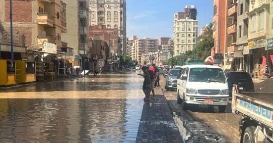 أمطار خريفية على مطروح