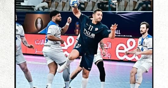 Zamalek leads Brazilian champion 16-14 at halftime