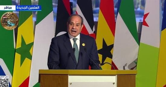 السيسي يشيد بـالعلمين كمثال للتحول التنموي في أفريقيا