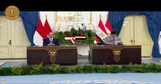 السيسى ونظيره الإندونيسى يشاركان في توقيع مذكرات تفاهم