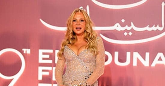 Asma Jalal and Sherine Rida at Gouna Film Festival