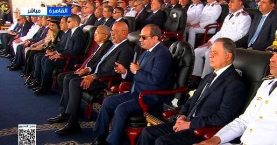 El-Sisi: Armed Forces and Police Main Security Wings
