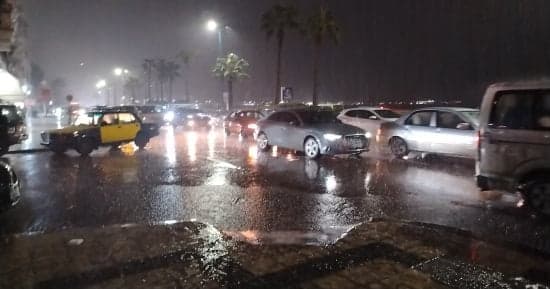 Alexandria Experiences Heavy Rain and Lower Temperatures