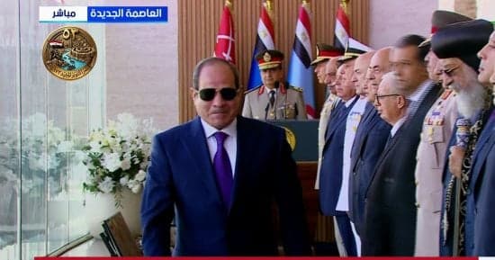 حفل تخرج دفعات جديدة من الأكاديمية العسكرية بحضور السيسي