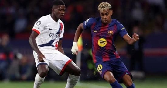 PSG vs Barcelona lineups announced
