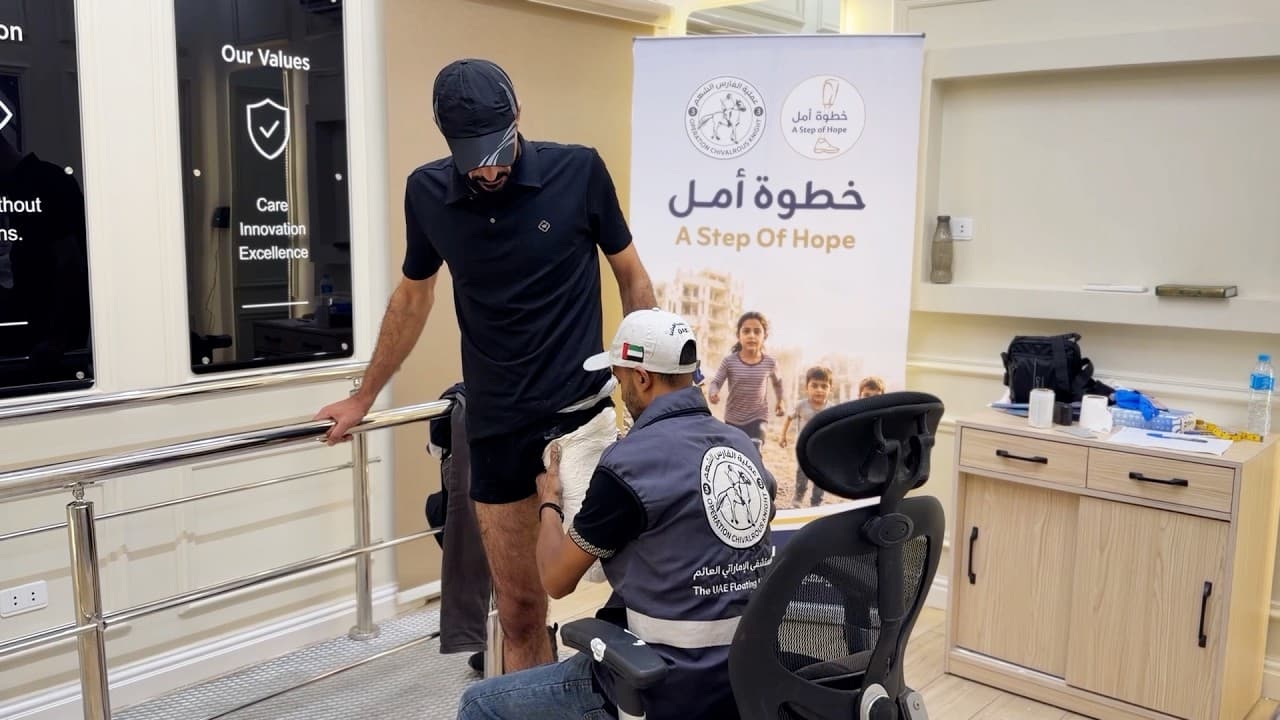 Emirati floating hospital aids 42 injured Palestinians