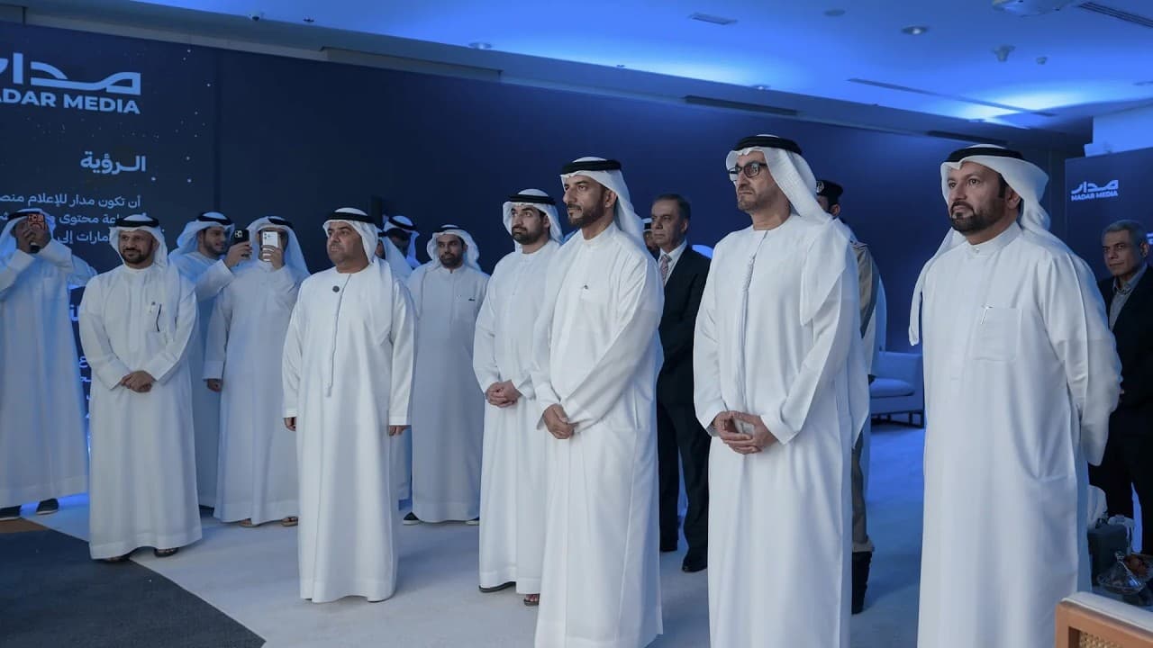 Sultan bin Ahmed Witnesses Launch of Madar for Media in Sharjah